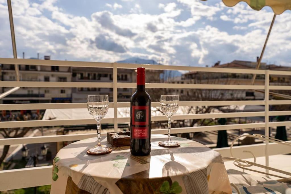 Theoni Central Apartment Kalampáka Dış mekan fotoğraf